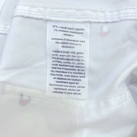 Tommy hilfiger Womens Twill Skort Mini Embossed heart ❤️ Logo - Picture 6 of 6